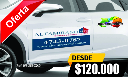 Juanimprime; Diseño y Fabricacion de Imanes Vehiculares Publicitarios Envios a nivel nacional